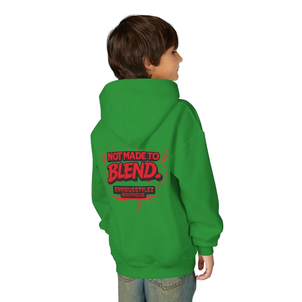 Image of Youth unisex  Heavy Blend Hooded Sweatshirt