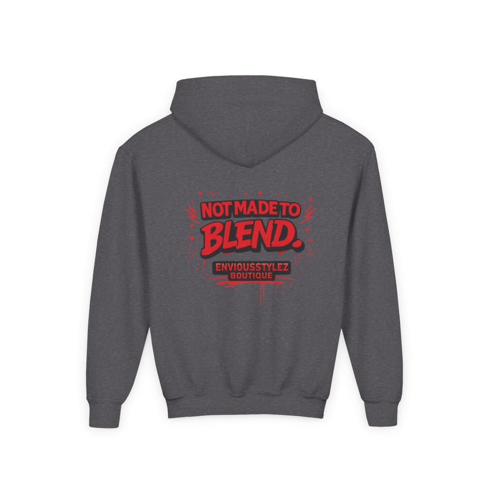 Image of Youth unisex  Heavy Blend Hooded Sweatshirt