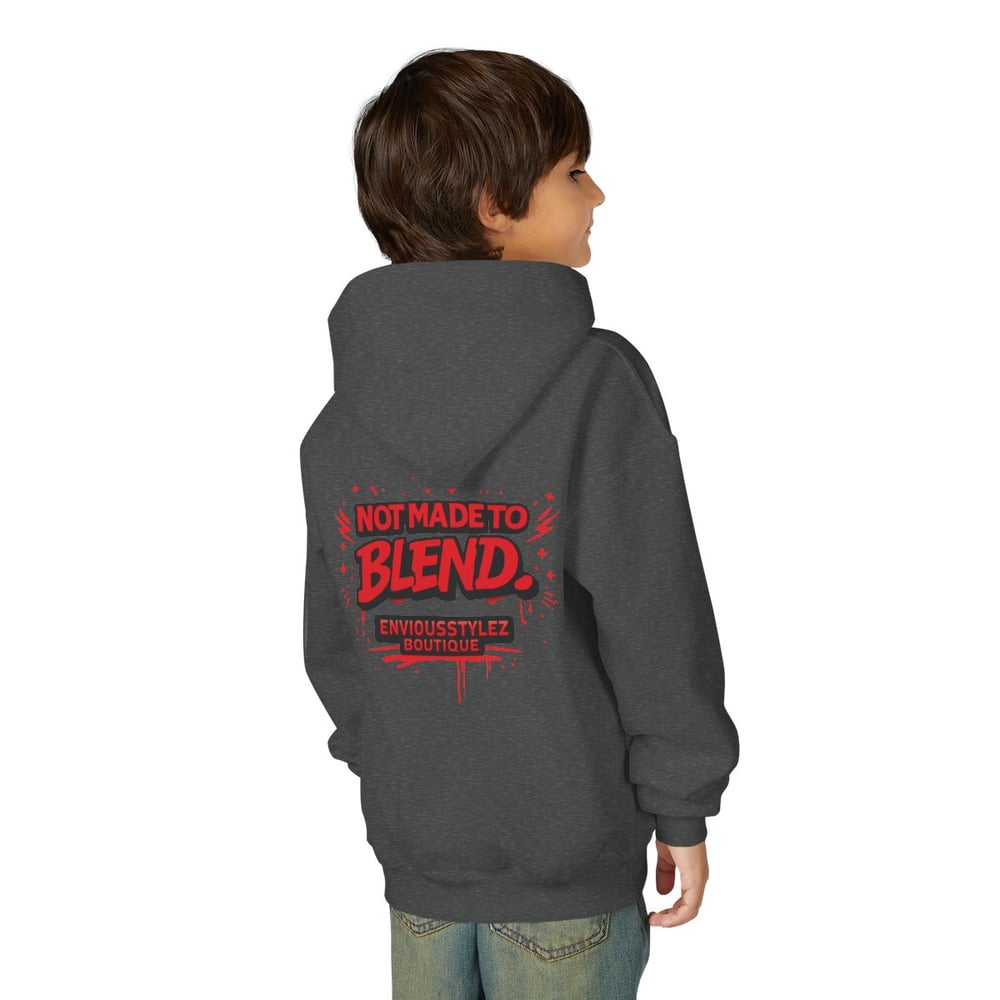 Image of Youth unisex  Heavy Blend Hooded Sweatshirt