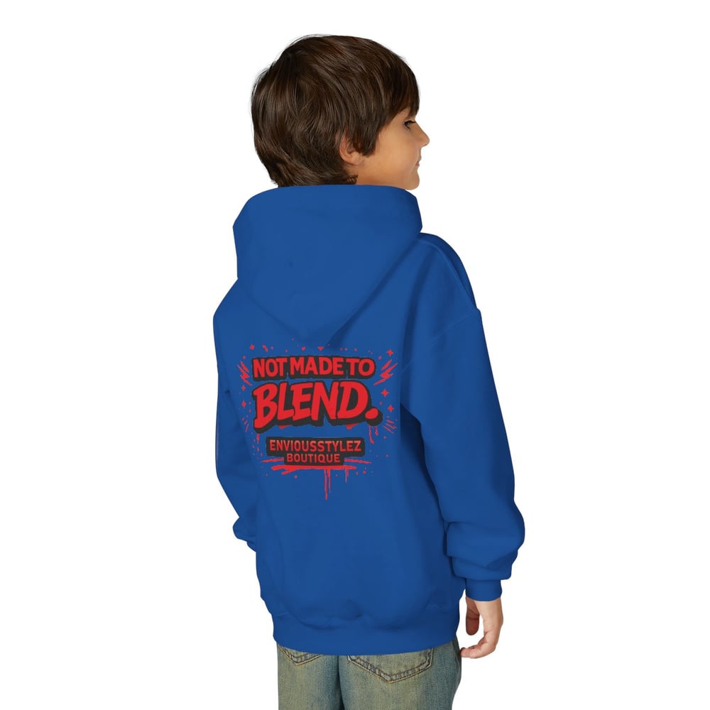 Image of Youth unisex  Heavy Blend Hooded Sweatshirt