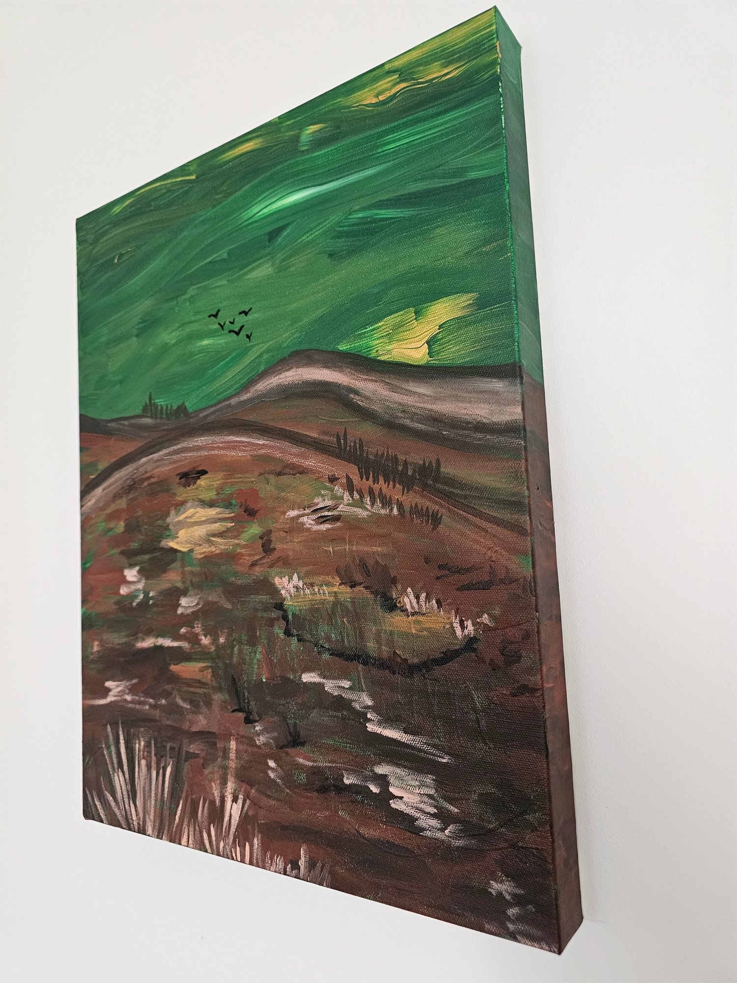 Image of Moving Sky Over Quiet Hills