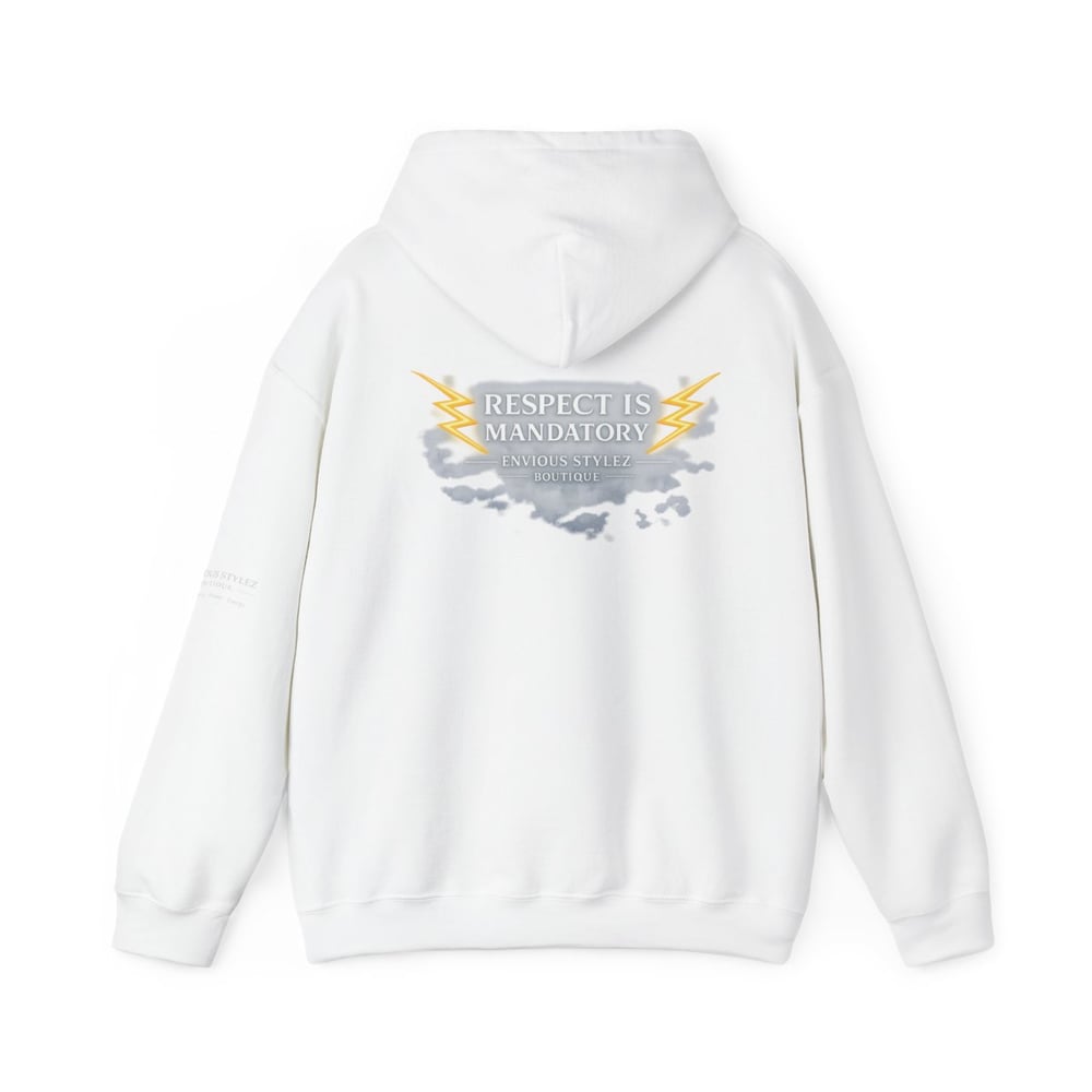 Image of Hoodie — "I Am Not The One You Call A Bully" Lightning-Accent Respect Hoodie