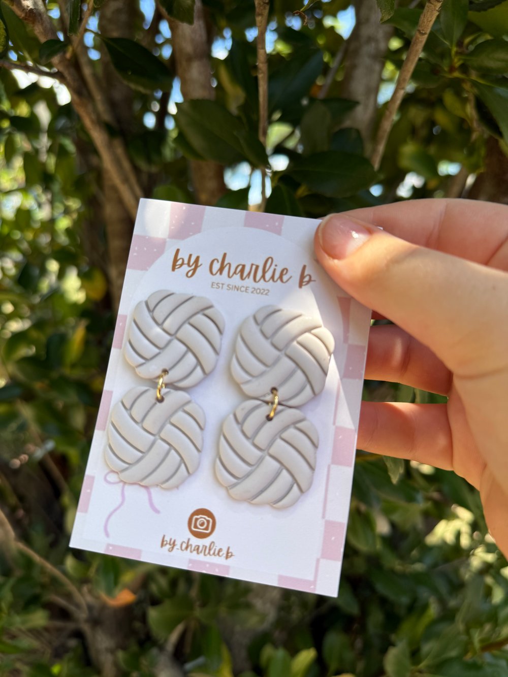 Image of knot double tier dangles 