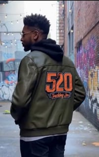 Image 1 of 520 Full Leather Jacket Collection