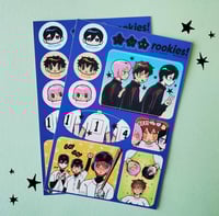 Image 1 of daiya rookies sticker sheet