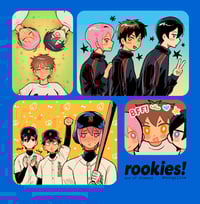 Image 2 of daiya rookies sticker sheet