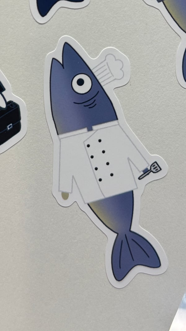 Image of  Chef Fish Sticker