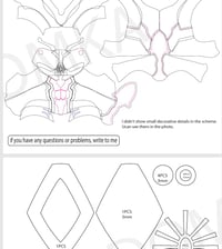 Image 9 of Billy the Kid Chest Armor Template - DIY Cosplay Pattern