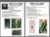 Image 3 of Robin shin guard PDF template for cosplay