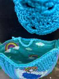 Image 3 of Rainbow Crocheted Bag 