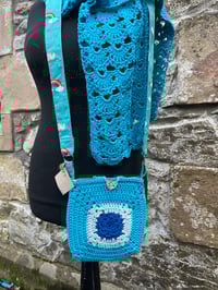 Image 2 of Rainbow Crocheted Bag 