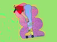STICKER Rollerskate