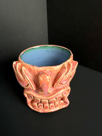 Image 2 of Medium Pink (Blue Inside) Tiki