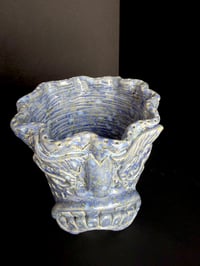 Image 2 of Periwinkle with Yellow Specks Tiki