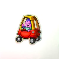 Driving Arlo Sticker