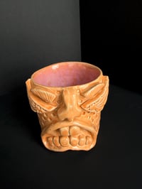 Image 2 of Orange (Pink Inside) Tiki