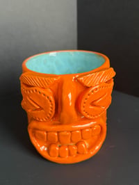 Image 2 of Orange (Blue Inside) Tiki