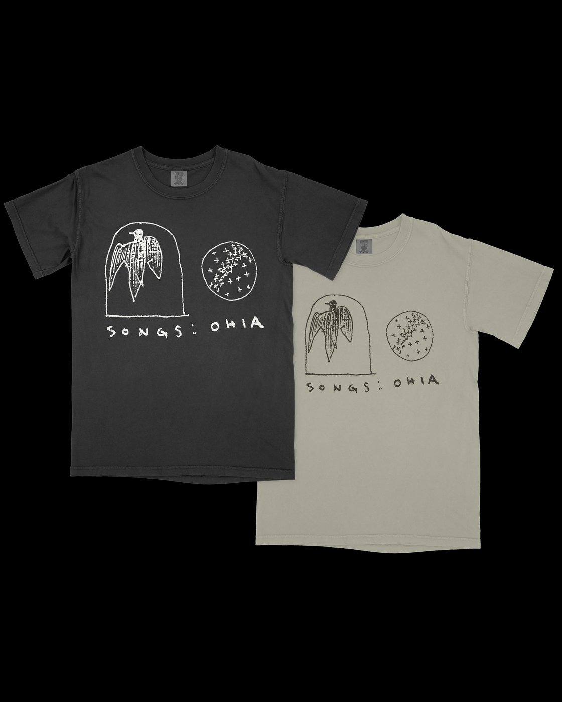 Image of Songs: Ohia Screen printed 100% cotton T-Shirt Jason Molina Magnolia Electric Co.