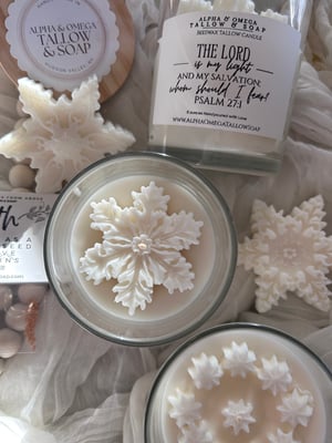 Image of Scripture Candle -Old Fashioned Beeswax & Coconut 8oz Candle