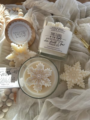 Image of Scripture Candle -Old Fashioned Beeswax & Coconut 8oz Candle