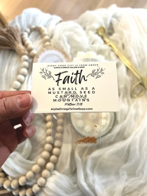 Image of Scripture Candle -Old Fashioned Beeswax & Coconut 8oz Candle