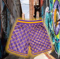 Image 2 of 🆕 CHiNaToWN MaRKeT La LaKeRs DeSiGNeR 👩🏾‍🎨 🥾🦵🏾 MoNo SHoRTs 🩳