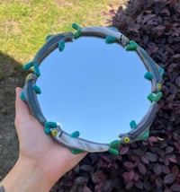Image 5 of Fused glass fishy mirror