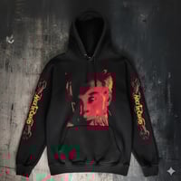 Image 1 of Custom Hoodie Layne Staley AIC ALICE IN CHAINS RED