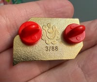 Image 4 of Khruangbin Evan’s Third Room YES! Enamel Pin, Limited Run of 88