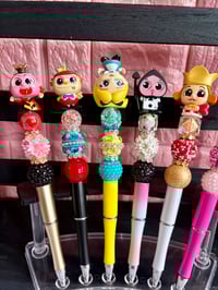 Image 3 of Alice in Wonderland–themed beaded pen collection ✨🐇