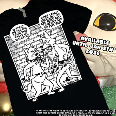 Image of Cycle of Violence (Order by Jan 5th 2026) - Black