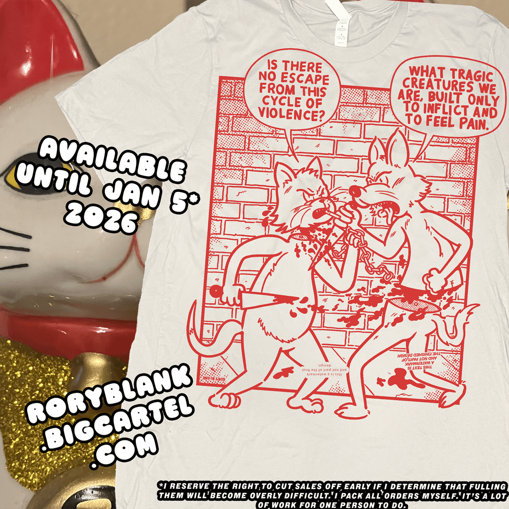 Image of Cycle of Violence (Order by Jan 5th 2026) - Off White