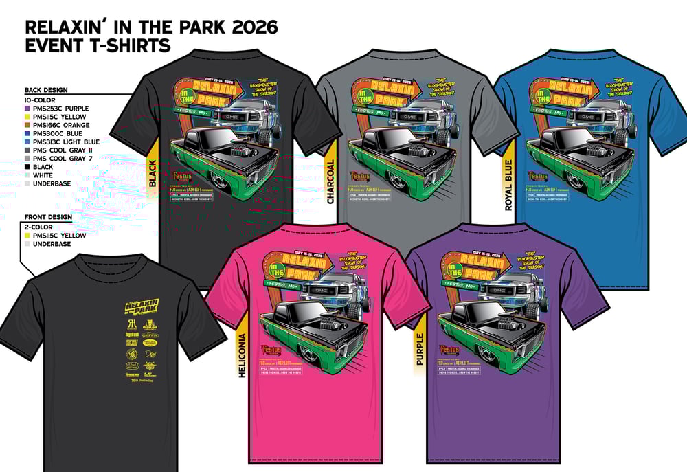 Image of Relaxin' in the Park '26 Event Shirt PRE-ORDER