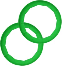 Image 1 of Adjustable Silicone Pie Crust Shields - Baking Protectors Cover Pie Edge, Fit 8-11.4 Inch Pies