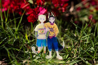 Image 1 of Evil Cubs Gojo & Geto /Standee/Leather Coaster/Keychain