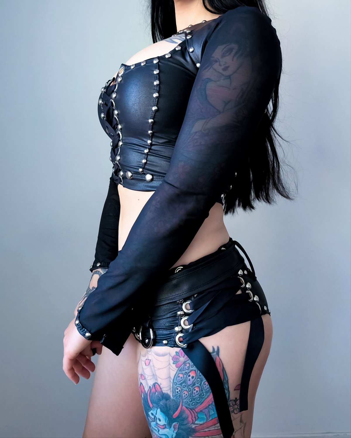 Itty Bitty Micro Mini Booty Shorts w/ Belt