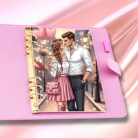Image 1 of Planner Dashboard Cover - Valentine Couple