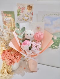 Image 1 of Blushing Bear Bouquet