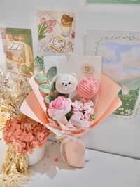 Image 2 of Blushing Bear Bouquet