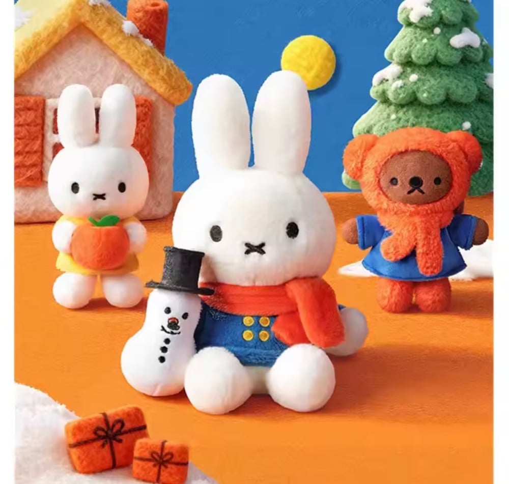 Image of Miffy Winter Series Plush Blind Box ❄️🧣🧤