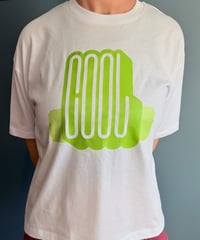 Image 1 of Cool - Women's Cropped Boxy 100% Organic Cotton Tee Shirt