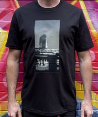 Image 1 of Pixelated Skyline - 100% Organic Cotton, Eco, Sustainable Tee Shirt