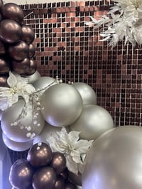 Image 1 of Chocolate Brown Sequin Wall