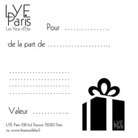 Image 3 of Bon cadeau chez LYE Paris / Gift card at LYE Paris 