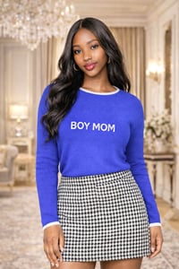 Image 1 of BOY MOM sweater