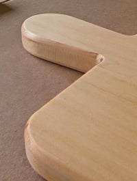 Image 4 of Handcrafted Hard Wood Cutting Board with Handle | Personalized Engraving | Chopping, Serving, Decor