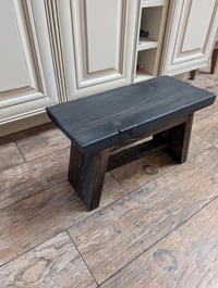 Image 4 of Handcrafted Pine Step Stool: Rustic Farmhouse Decor (14x7.25x11.5)