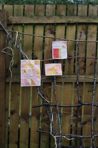 Image 2 of Pink and yellow sketch