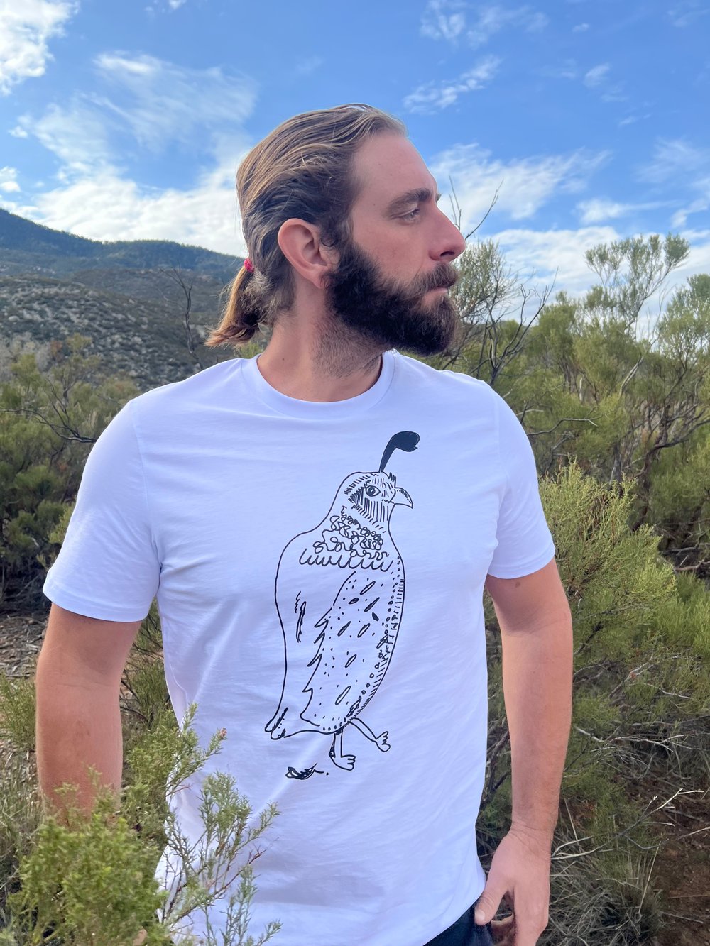 QUAIL PARTY -  Unisex organic cotton t-shirt