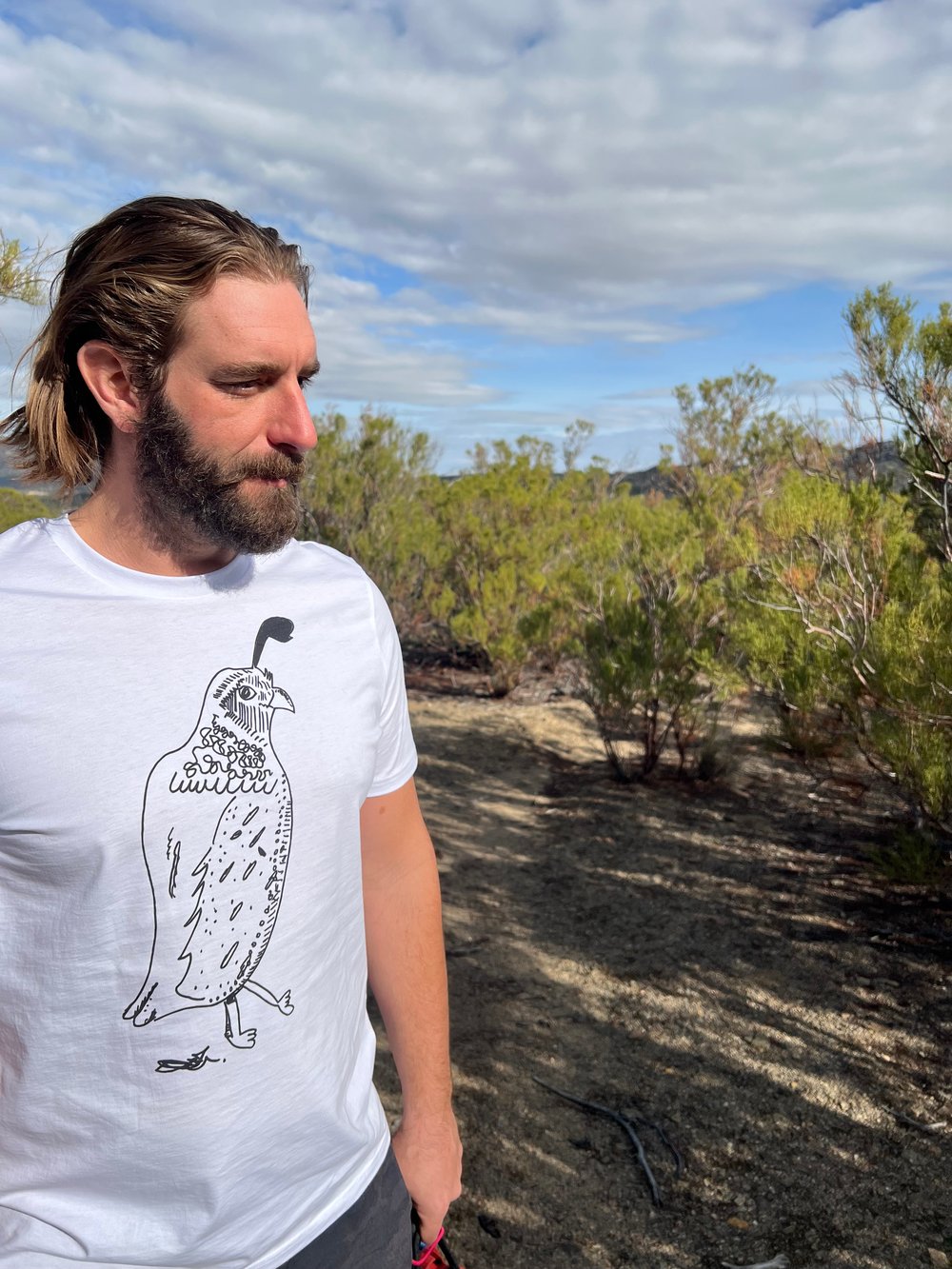 QUAIL PARTY -  Unisex organic cotton t-shirt